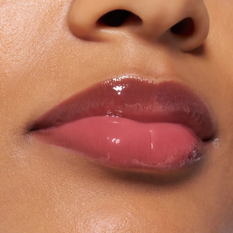 essence the super peptide glossy lip treatment balsam de buze culoare 06 Plumfection! 10 ml