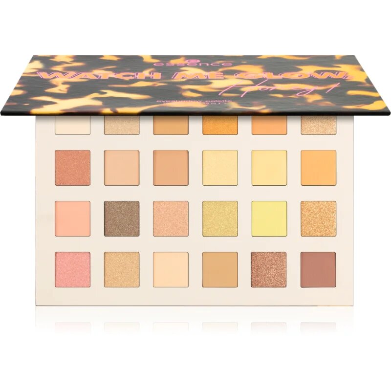 essence WATCH ME GLOW Honey! paletă cu farduri de ochi 28 g