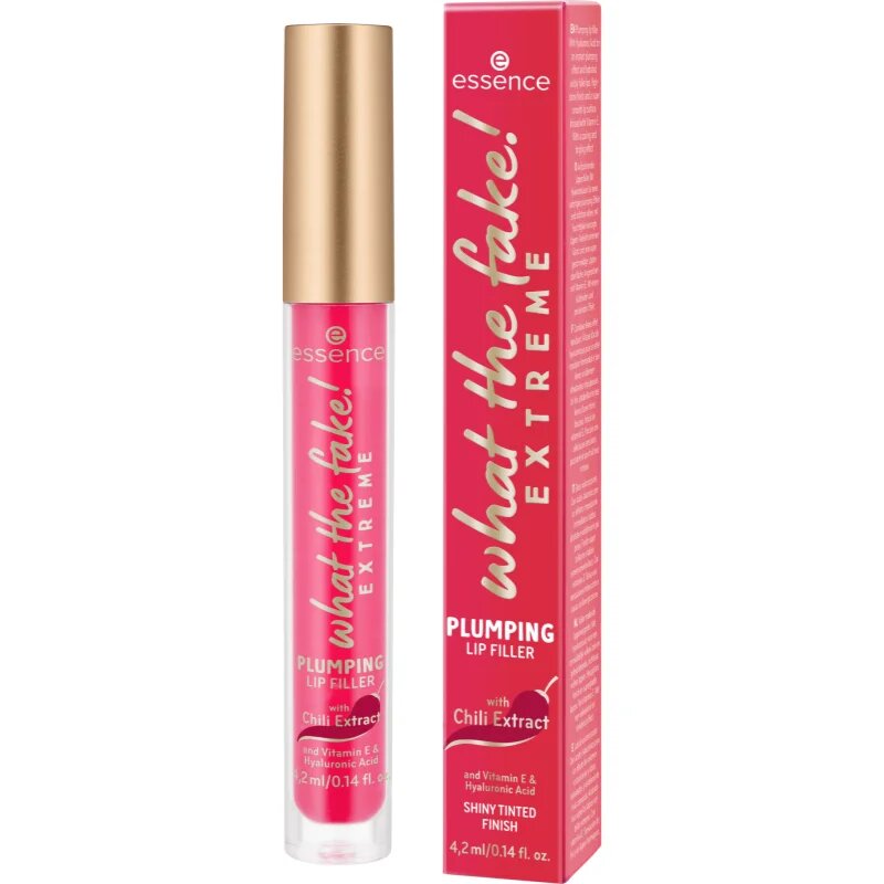 essence WHAT THE FAKE! lip gloss cu efect de crestere 42 ml