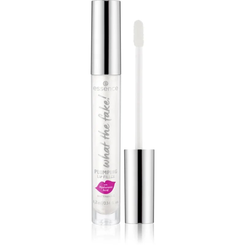 essence WHAT THE FAKE! luciu de buze pentru un volum suplimentar culoare 01 oh my plump! 4.2 ml