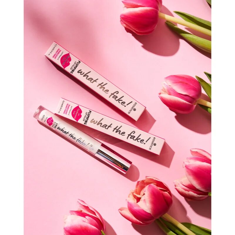 essence WHAT THE FAKE! luciu de buze pentru un volum suplimentar culoare 01 oh my plump! 4.2 ml