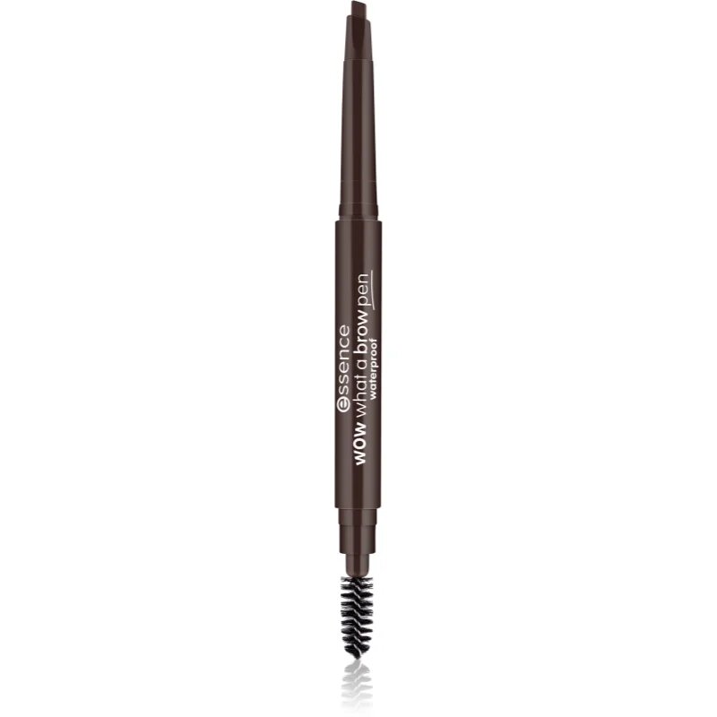 essence WOW What a Brow creion pentru sprancene cu pensula culoare 04 Black-Brown 02 g