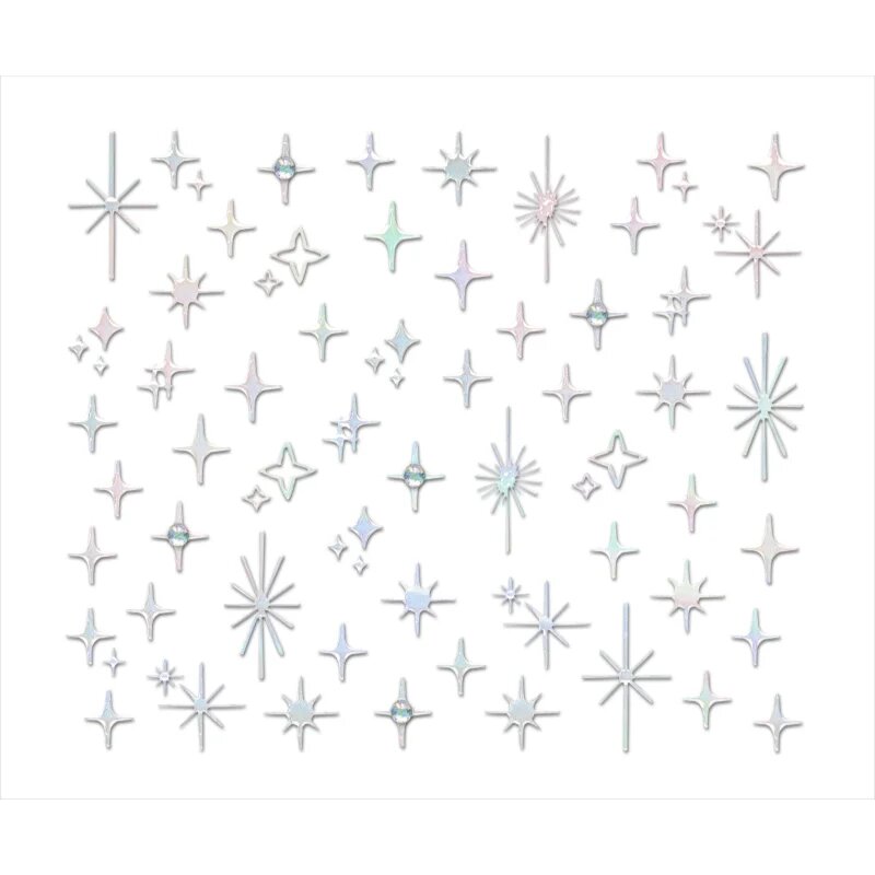 essence written in the STARS autocolante pentru unghii 58 buc
