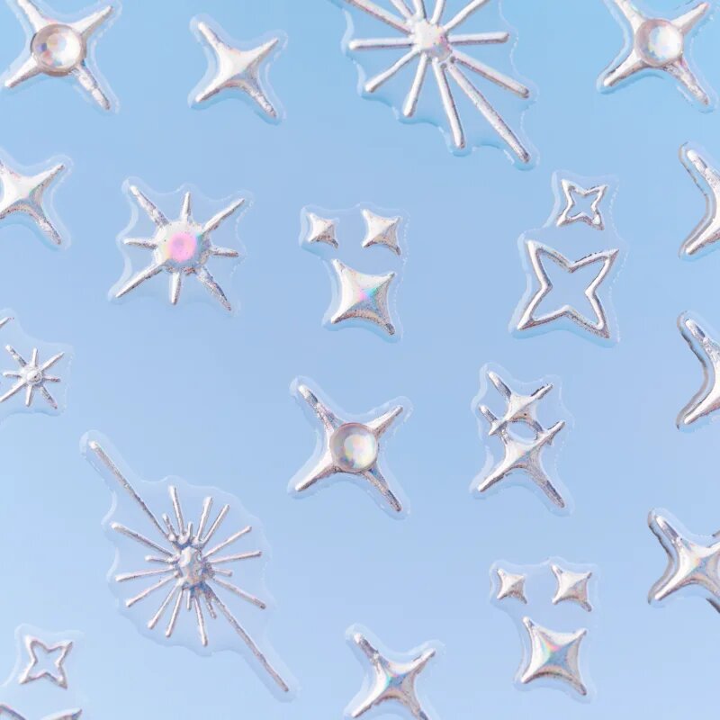 essence written in the STARS autocolante pentru unghii 58 buc