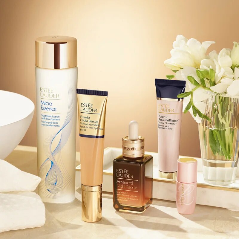 Estée Lauder Futurist Hydra Rescue make up hidratant SPF 45 culoare 3W2 Cashew 35 ml