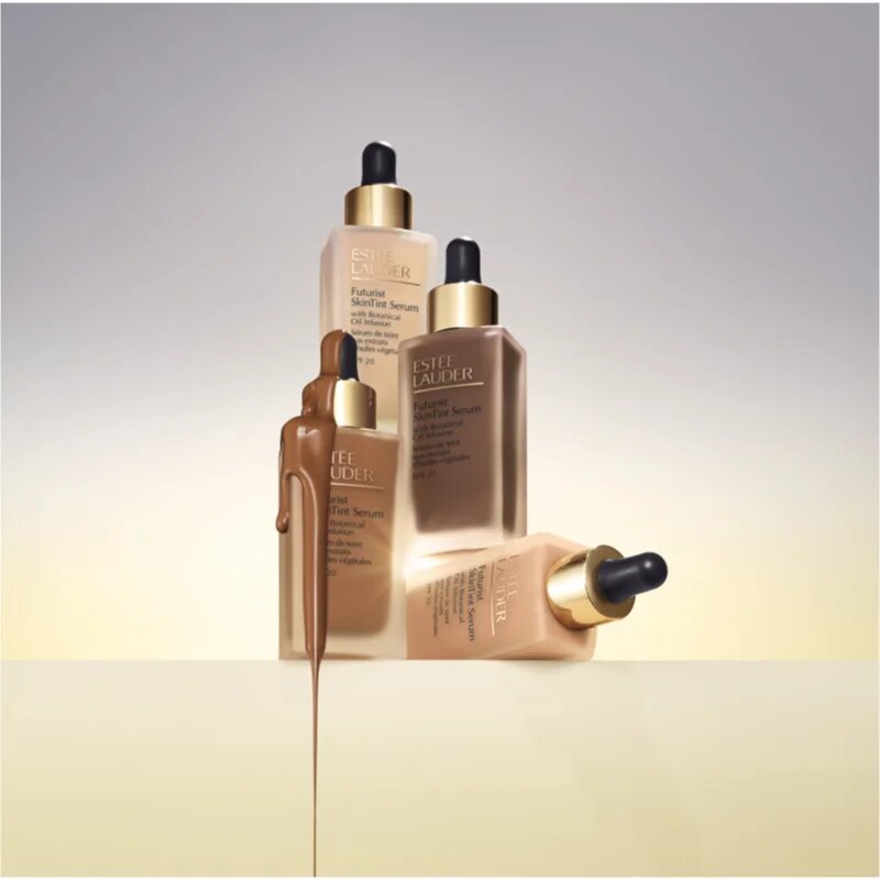 Estée Lauder Futurist SkinTint Serum Foundation With Botanical Oil Infusion SPF 20 machiaj de îngrijire SPF 20 culoare 1N2 Ecru 30 ml