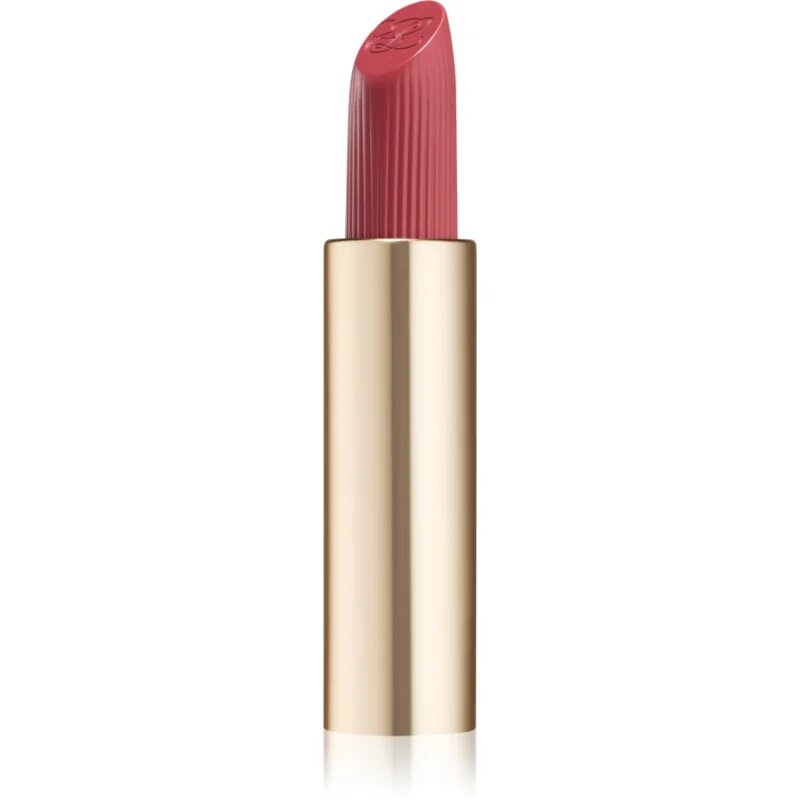 Estée Lauder Pure Color Creme Lipstick Refill ruj cu persistență îndelungată cu efect mat rezervă culoare Rebellious Rose 3.5 g