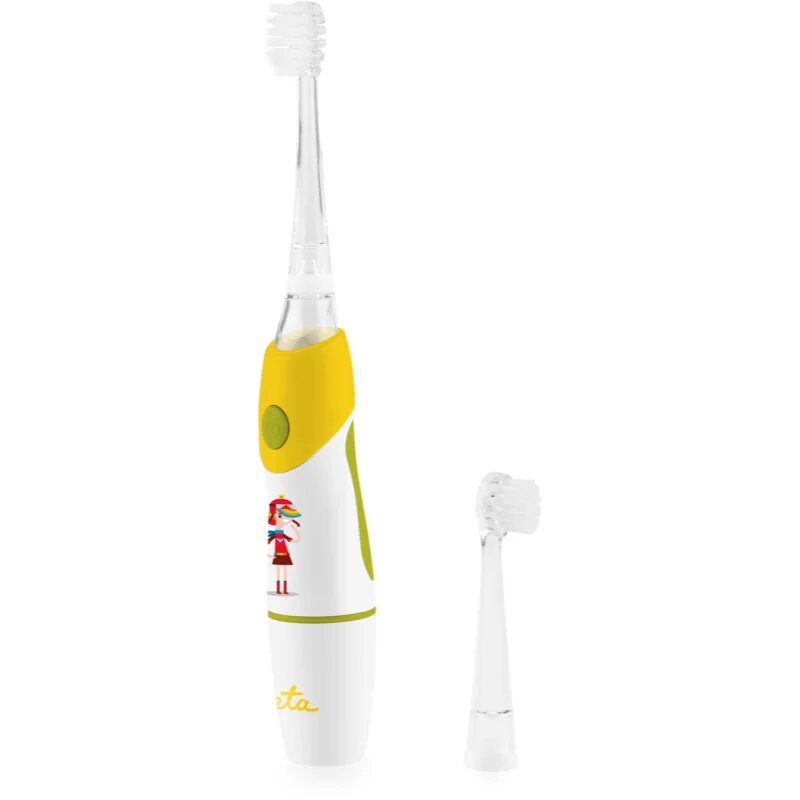 ETA Sonetic 0710 90050 periuta de dinti electrica sonica pentru copii Yellow / 0-10 y. 1 buc