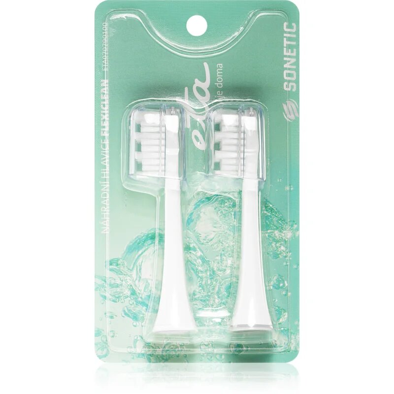 ETA Sonetic FlexiClean 0707 90100 capete de schimb pentru periuta de dinti mediu For x707 2 buc