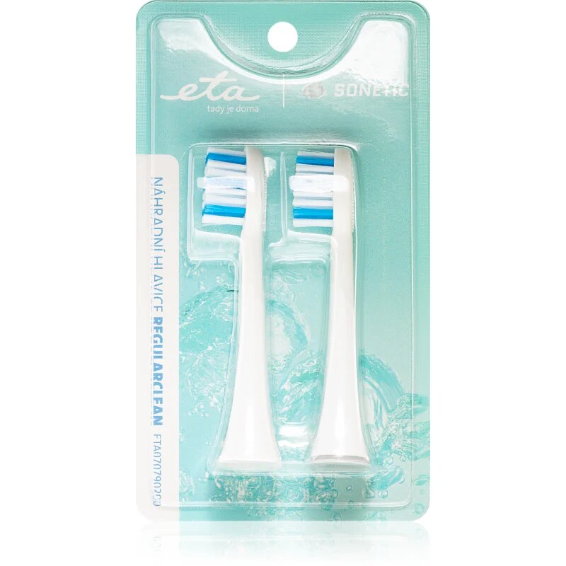ETA Sonetic RegularClean 0707 90200 capete de schimb pentru periuta de dinti For x707 2 buc