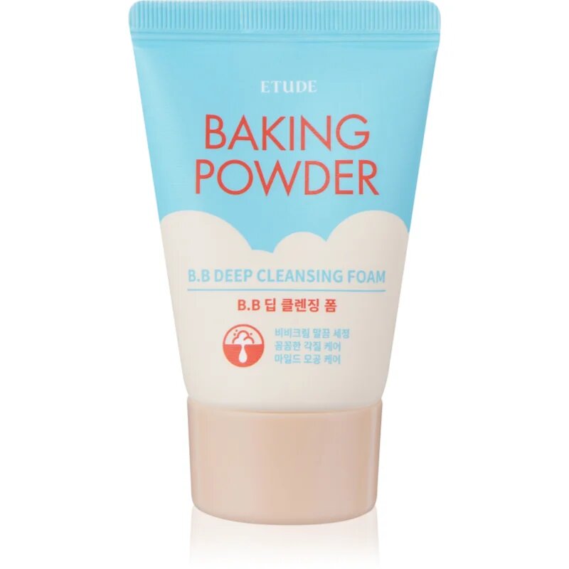 ETUDE Baking Powder spuma cremoasa pentru o curatare profunda cu efect exfoliant 30 g