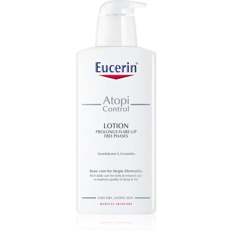 Eucerin AtopiControl lapte de corp pentru piele uscata actionand impotriva senzatiei de mancarime 400 ml