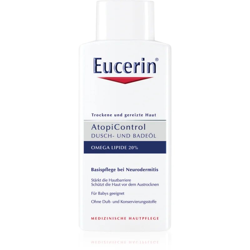 Eucerin AtopiControl ulei pentru baie si dus pentru piele uscata actionand impotriva senzatiei de mancarime 400 ml