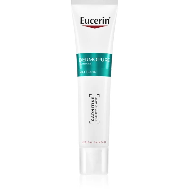 Eucerin DermoPure Clinical Mat Fluid fluid matifiant impotriva imperfectiunilor pielii cauzate de acnee 40 ml