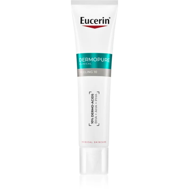Eucerin DermoPure Clinical Peeling 10 cremă peeling pentru noapte pentru ten acneic 40 ml
