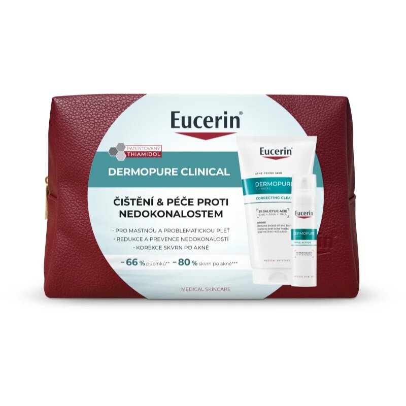 Eucerin DermoPure Clinical Triple Action set cadou pentru femei