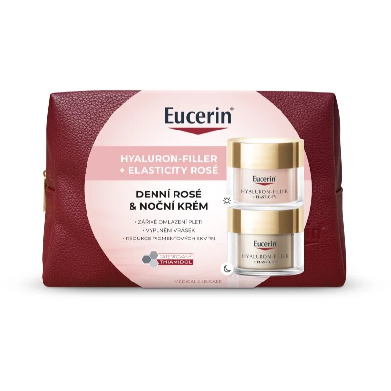 Eucerin Hyaluron-Filler + Elasticity Rosé set cadou pentru ten matur