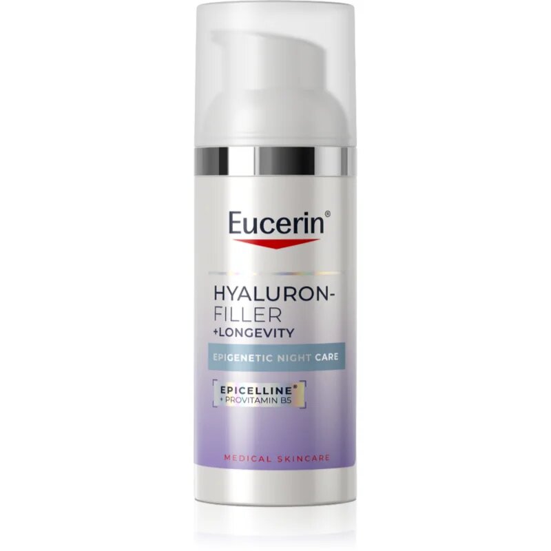Eucerin Hyaluron-Filler + Longevity Epigenetic night care crema de noapte împotriva tuturor semnelor de imbatranire 50 ml