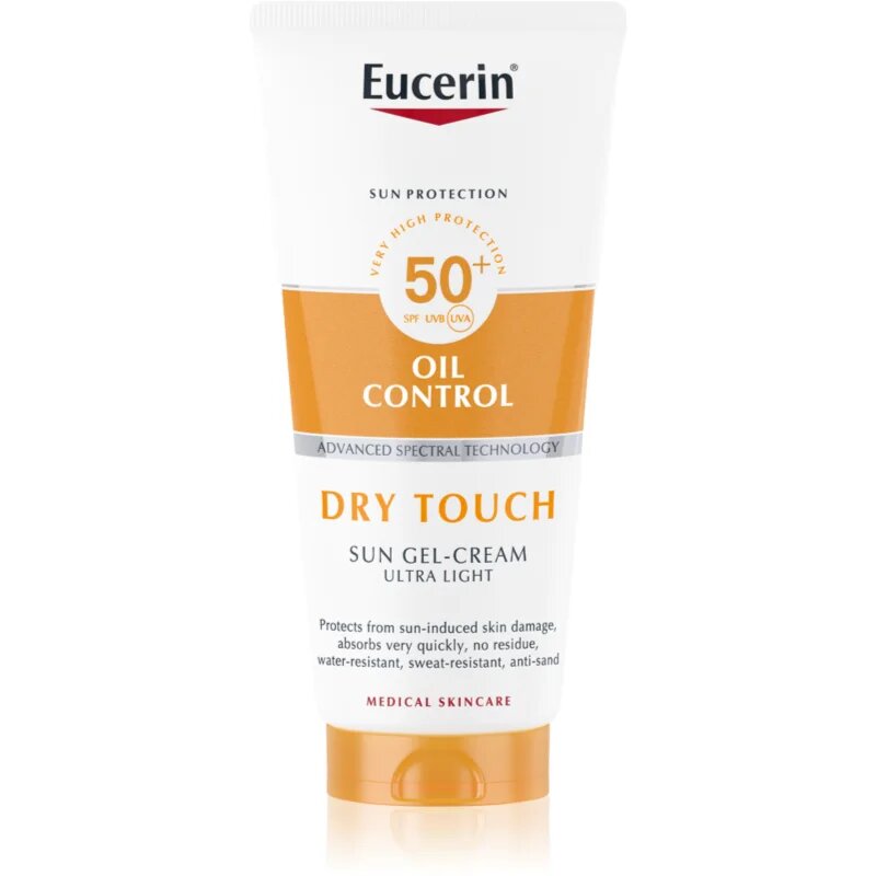 Eucerin Sun Oil Control gel cremă pentru plajă SPF 50+ 200 ml