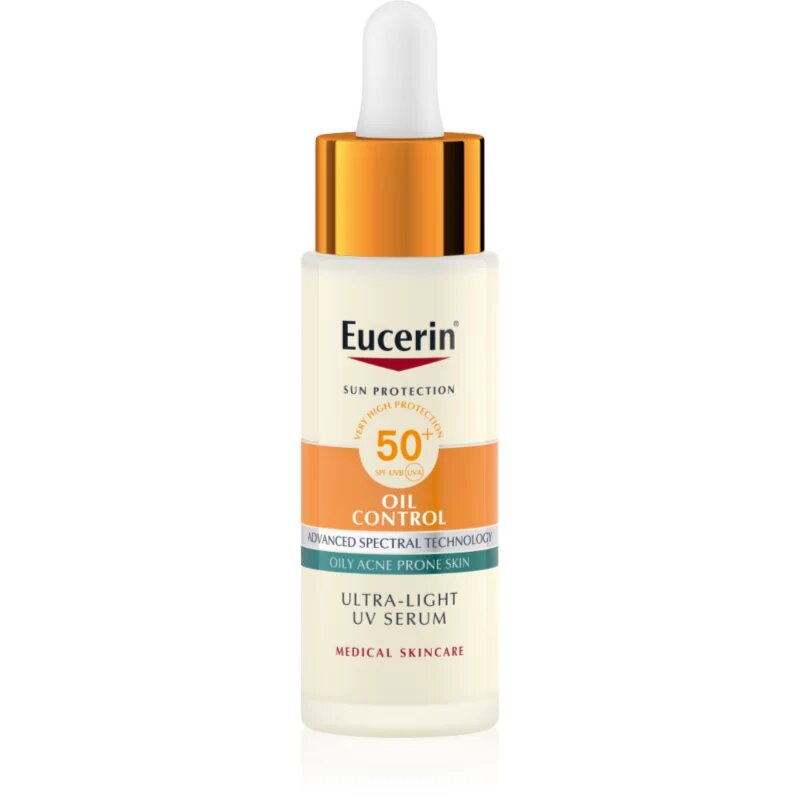 Eucerin Sun Protection Oil Control Ultra-Light UV Serum ser protector SPF 50+ 30 ml