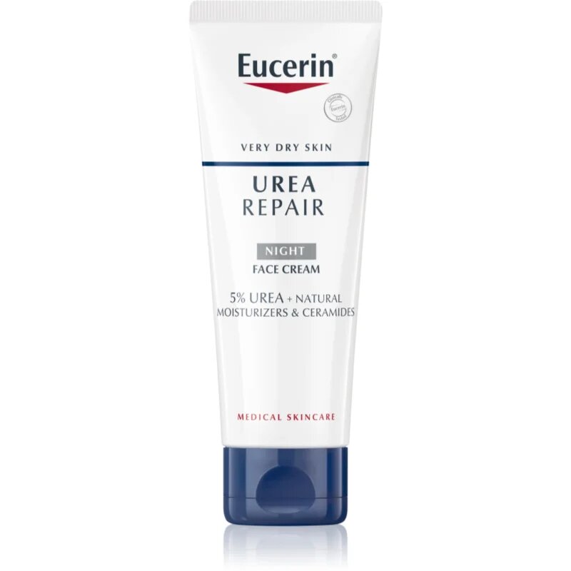 Eucerin UreaRepair Night Cream crema de noapte pentru fata gat si piept fără parfum 50 ml