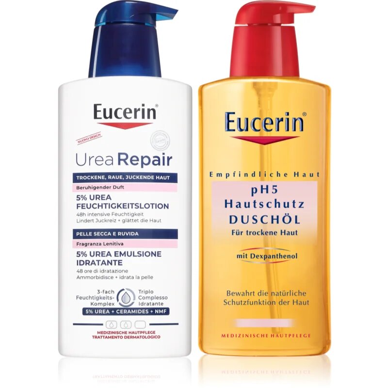 Eucerin UreaRepair set pentru piele uscata