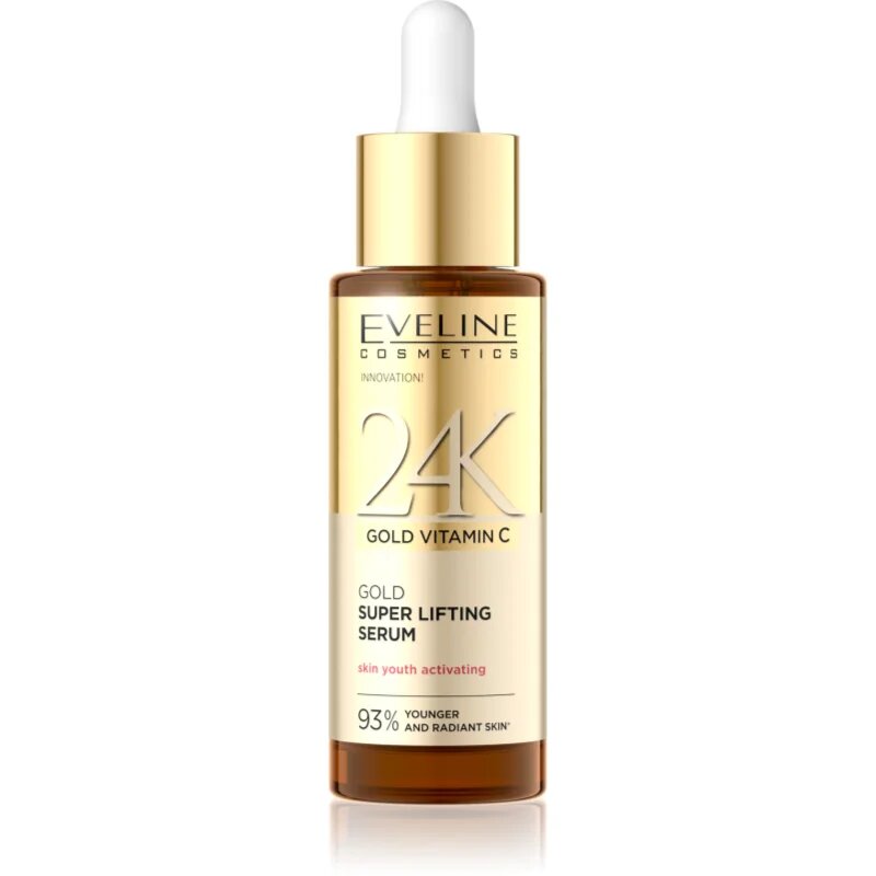 Eveline Cosmetics 24K Gold Vitamin C Super Lifting Serum ser cu efect de lifting 30 ml