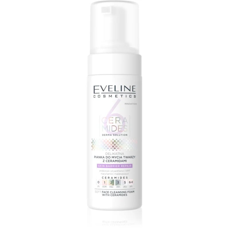 Eveline Cosmetics 6 Ceramides Spuma curatare intensa. cu ceramide 150 ml