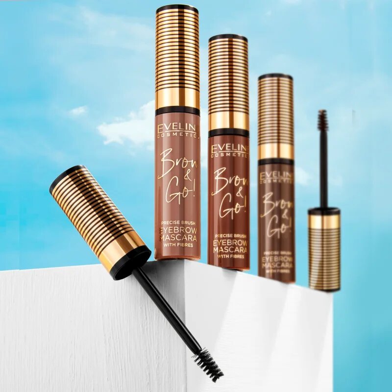 Eveline Cosmetics Brow & Go! mascara pentru sprâncene culoare 05 Taupe 6 ml
