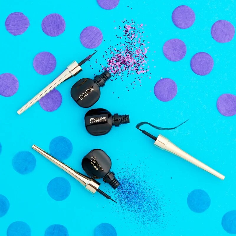 Eveline Cosmetics Celebrities eyeliner culoare Black 3 ml