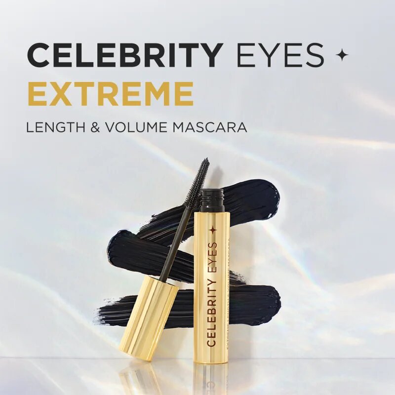 Eveline Cosmetics Celebrity Eyes Mascara pentru o lungime mai mare culoare Black 7 ml