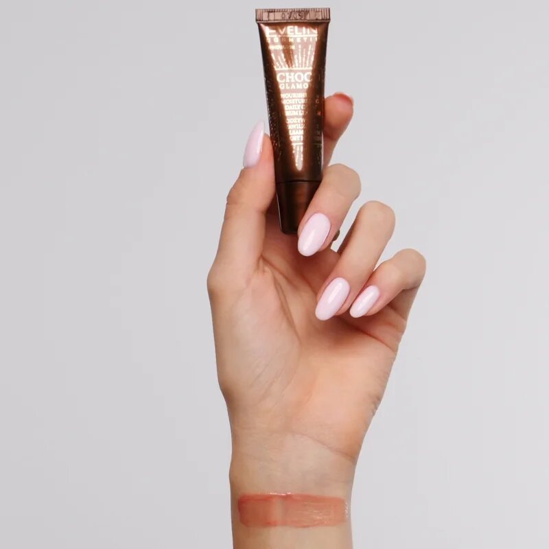 Eveline Cosmetics Choco Glamour balsam de buze hidratant 12 ml