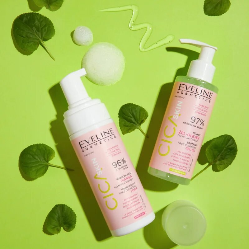 Eveline Cosmetics Cica Skin oil ulei calmant pentru curatare faciale 145 ml