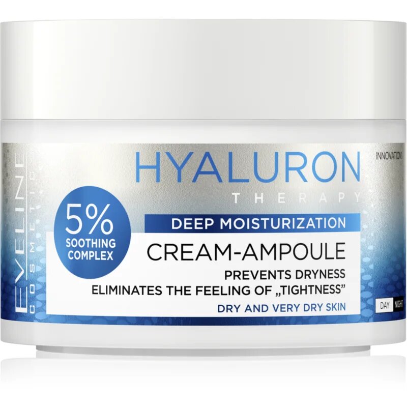Eveline Cosmetics Cream-Ampoule Hyaluron cremă intens hidratantă 50 ml