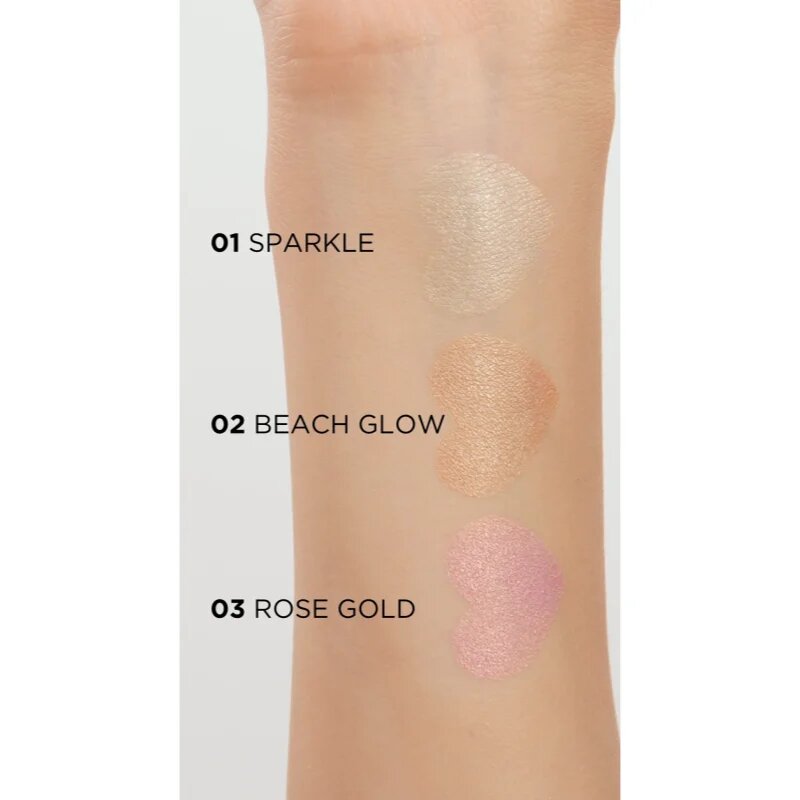 Eveline Cosmetics Feel The Glow iluminator culoare 02 Beach Glow 42 g
