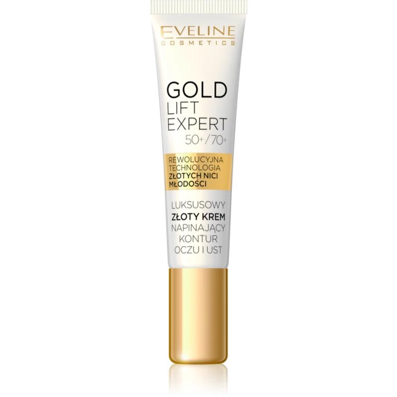 Eveline Cosmetics Gold Lift Expert crema tonifianta zona ochilor si a buzelor 15 ml