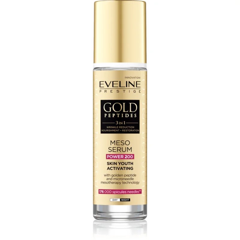 Eveline Cosmetics Gold Peptides 3 in 1 ser activator pentru un aspect intinerit 30 ml
