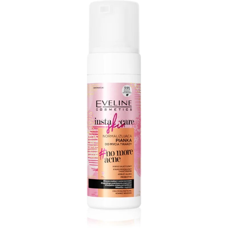 Eveline Cosmetics Insta Skin Care no more acne spuma de curatat faciale 150 ml