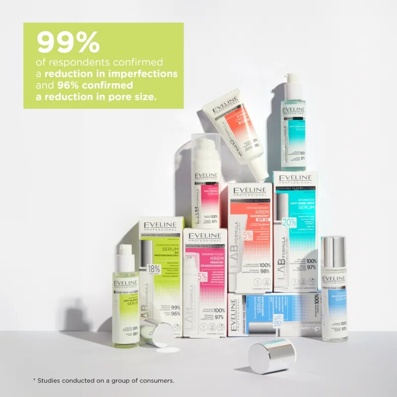 Eveline Cosmetics LAB Formula 18% Solution ser impotriva imperfectiunilor pielii 30 ml