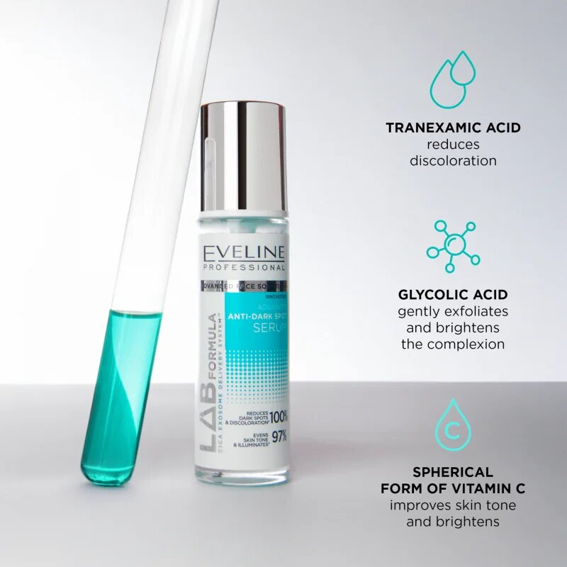 Eveline Cosmetics LAB Formula 20% Solution tratament pentru îndepărtarea petelor pigmentare 30 ml