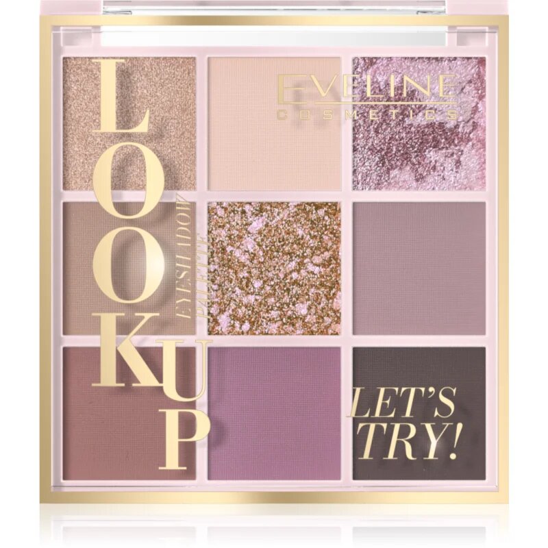 Eveline Cosmetics Look Up Let's Try! paletă cu farduri de ochi 108 g
