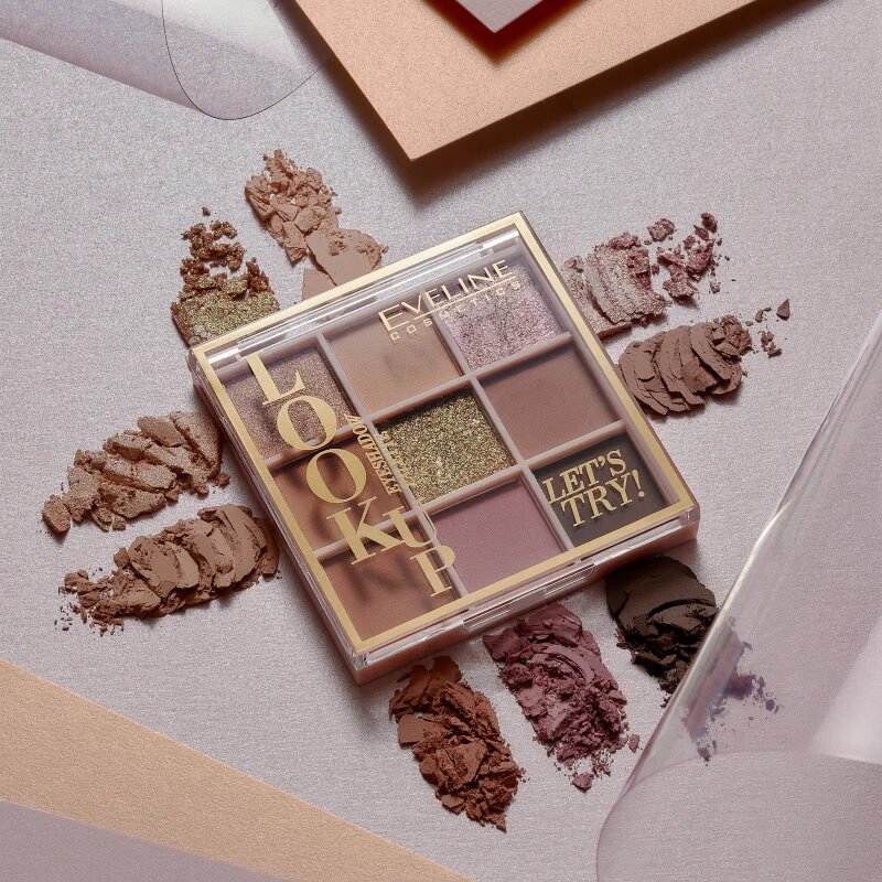 Eveline Cosmetics Look Up Let's Try! paletă cu farduri de ochi 108 g