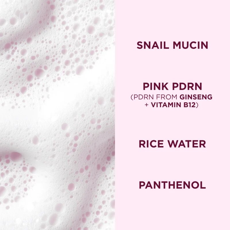 Eveline Cosmetics Pink Snail Glazed Skin Effect demachiant spumant delicat faciale 150 ml