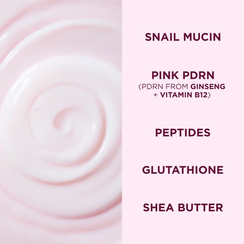 Eveline Cosmetics Pink Snail Glazed Skin Effect ser cu efect iluminator faciale 30 ml