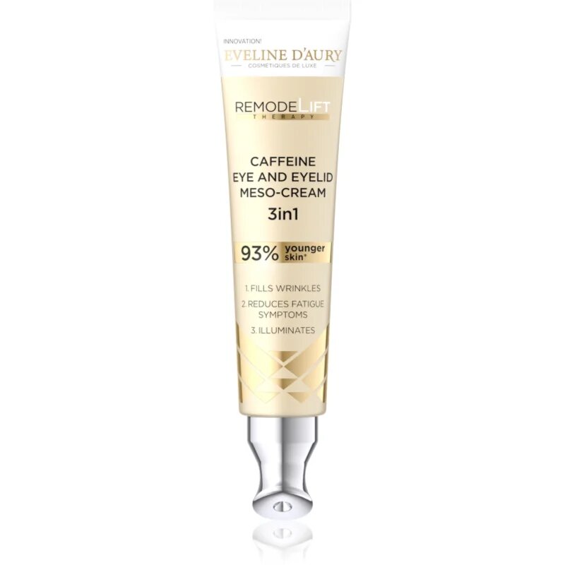 Eveline Cosmetics Remodelift Therapy crema antirid pentru zona ochilor cu cafeina 15 ml