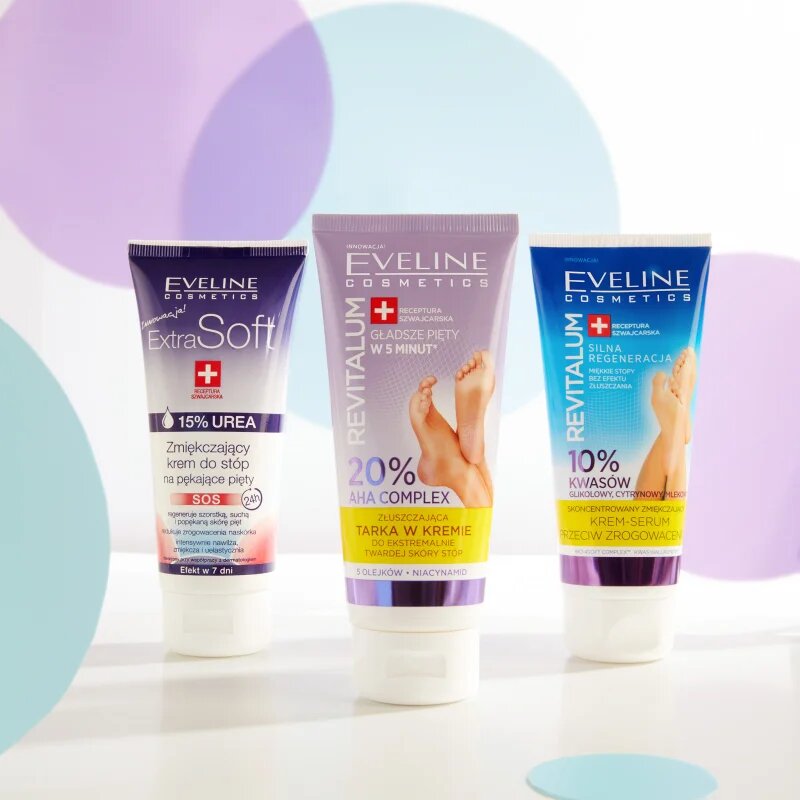 Eveline Cosmetics Revitalum crema pentru exfoliere pentru picioare 75 ml