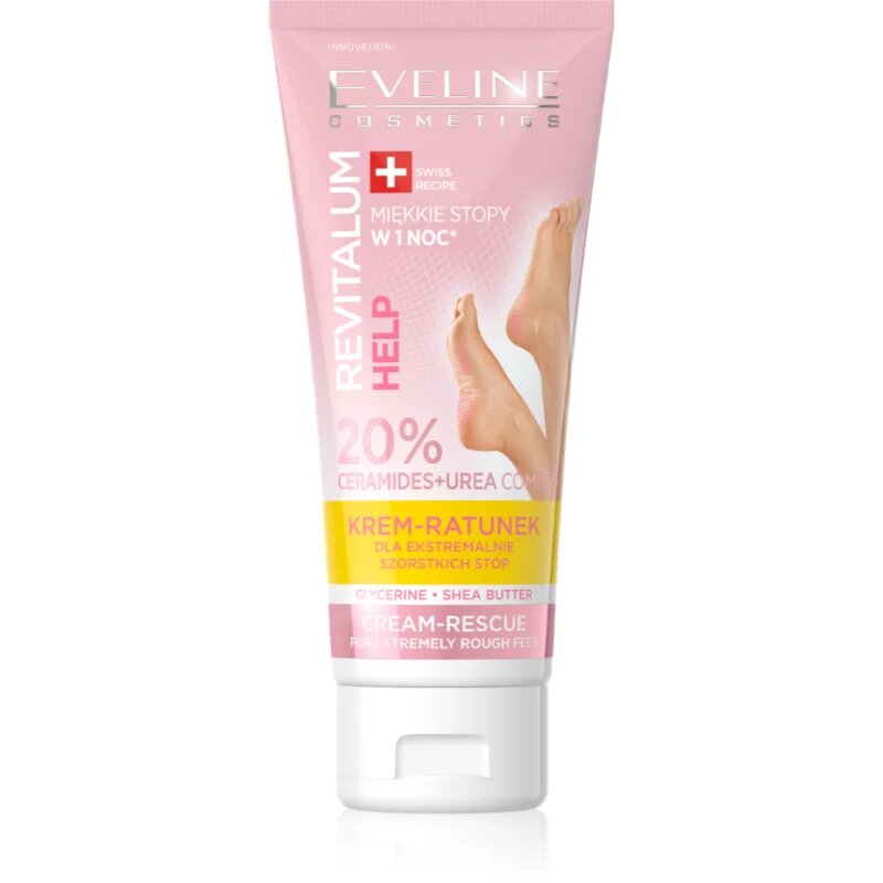 Eveline Cosmetics Revitalum crema regeneratoare si hidratanta pentru tălpile picioarelor 75 ml