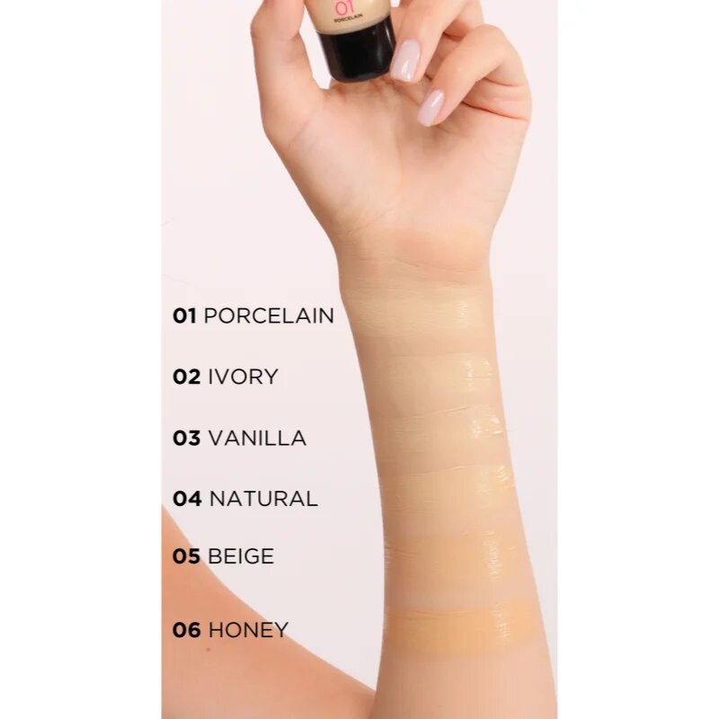 Eveline Cosmetics Selfie Time make-up si corector 2 in 1 culoare 05 Beige 30 ml
