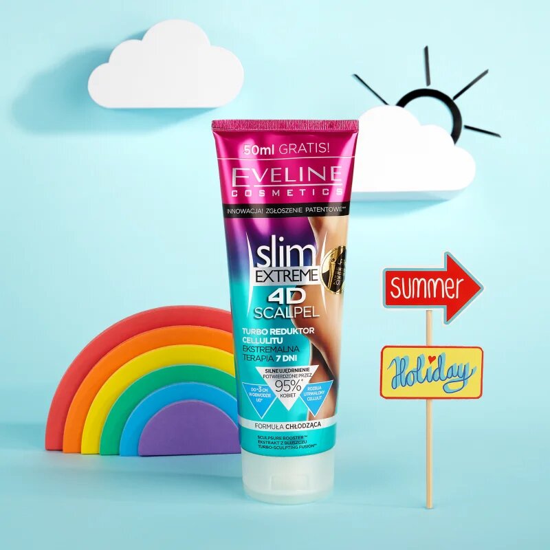 Eveline Cosmetics Slim Extreme 4D Scalpel ser pentru tratarea celulitei cu efect racoritor 250 ml