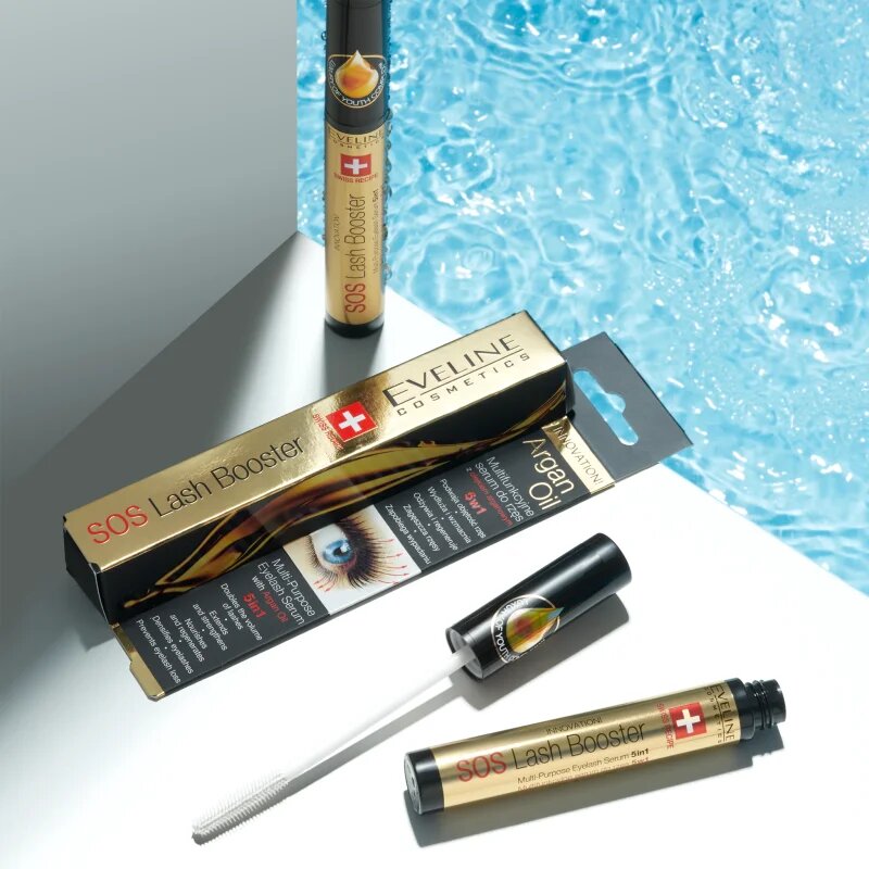 Eveline Cosmetics SOS Lash Booster Ser reparator pentru cresterea genelor efect regenerator 10 ml